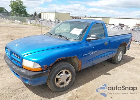 1999 Dodge Dakota Slt/Sport из США, поврежденный, VIN 1B7FL26X1XS247267